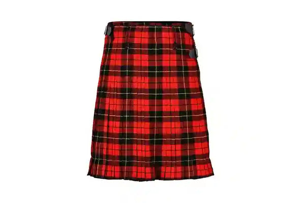 Wallace Tartan Kilt - Scottish Men's Kilt 8 Yard Professional Tartan Traditional Highland Dress Tartan Kilt 24" Drop
